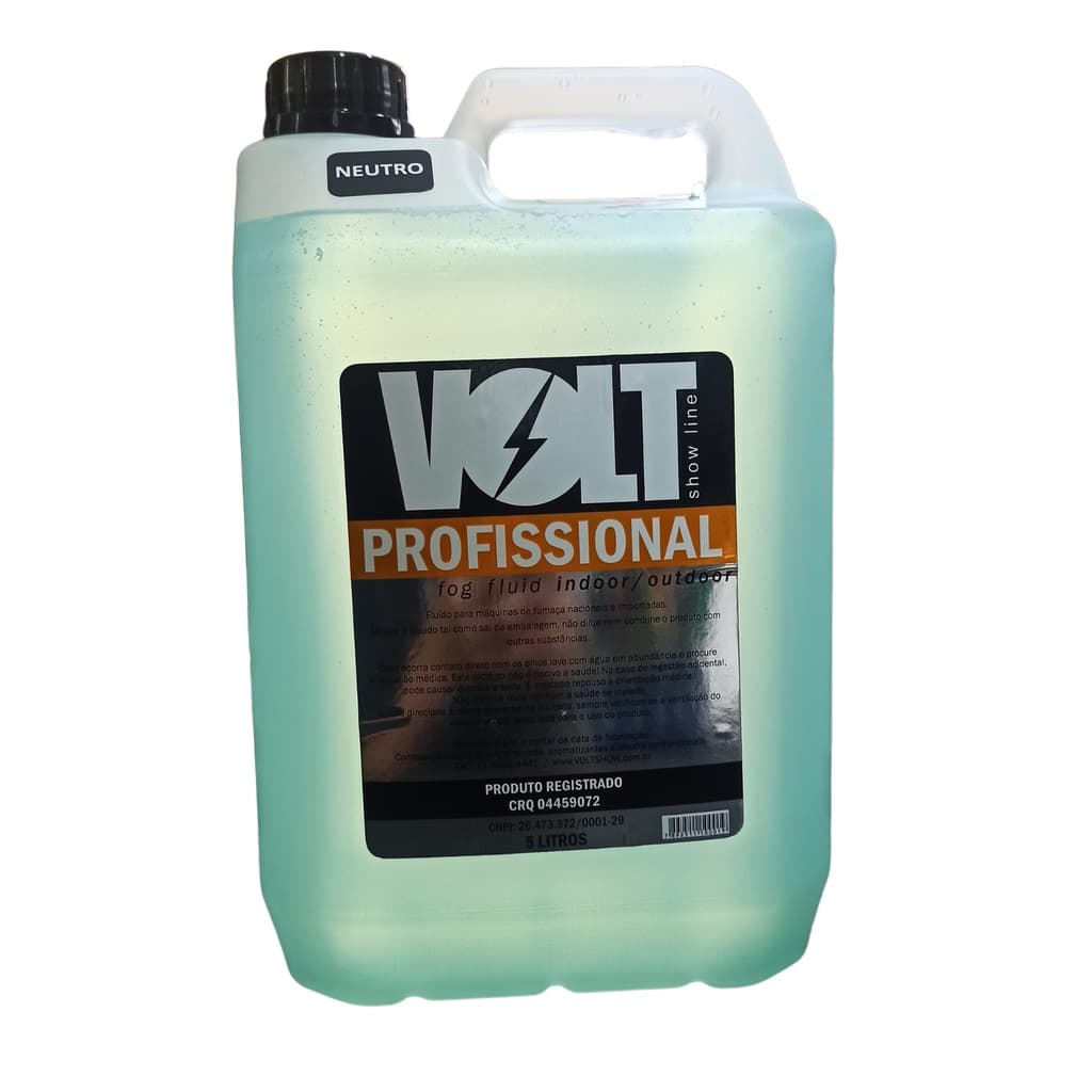 Fluido Para Maquina de Fumaça Volt Profissional 5Lt Neutro
