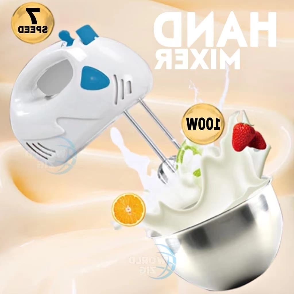 Batedeira De Mãos Elétrica Potente E Versátil 7 Velocidade Mini Batedeira Mixer 220v