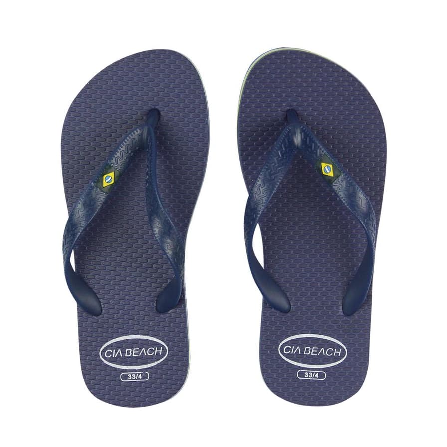 Chinelo Adulto Masculino Cia Beach Original Super Conforável De Dedo Anti- Derrapante