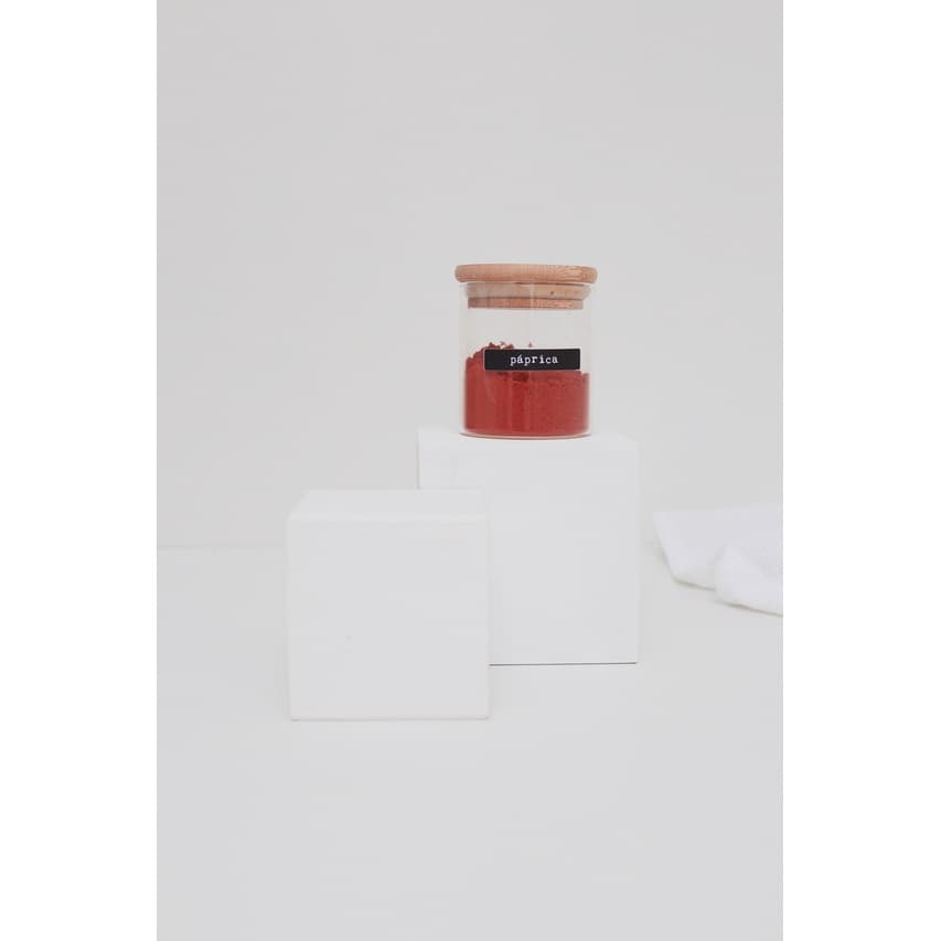 Pote Hermético com Tampa de Bambu - 200ml