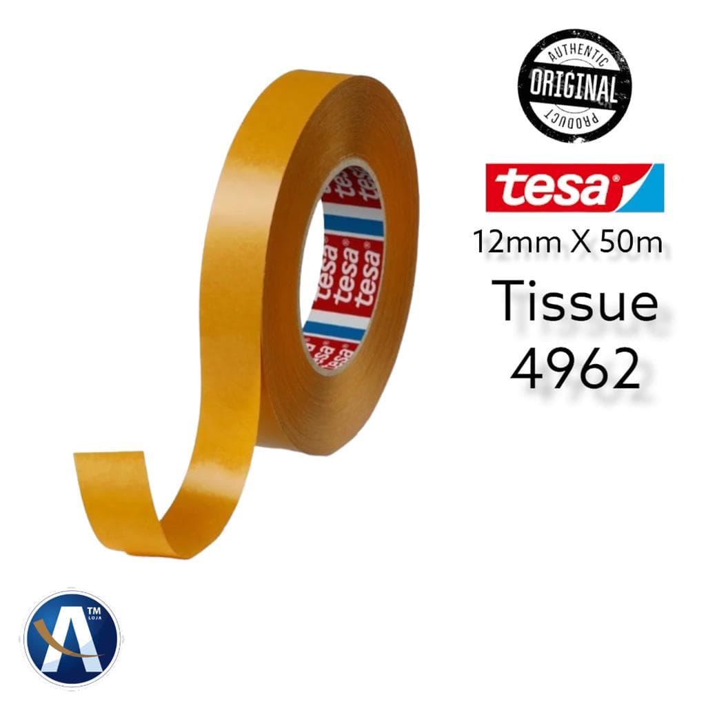 Fita Dupla Face Premium Tissue 4962 De 12mmx50m Tesa