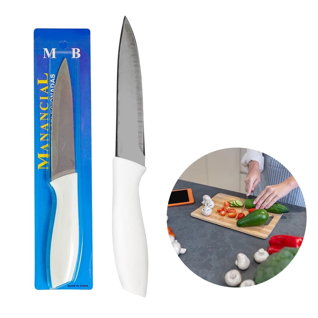 Faca de Inox para Carne Premium Cozinha Profissional