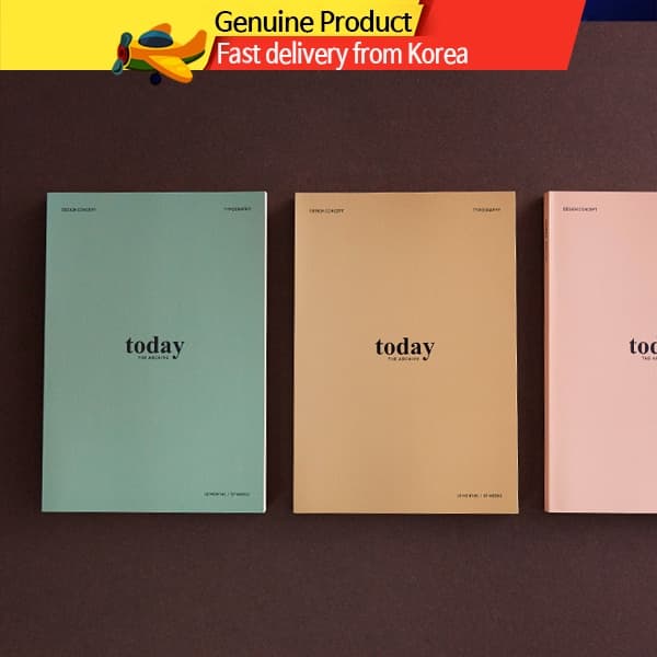 Planner Semanal Sem Data Coreano – Diário Planner Undated, Scheduler Coreano Produzido na Coreia