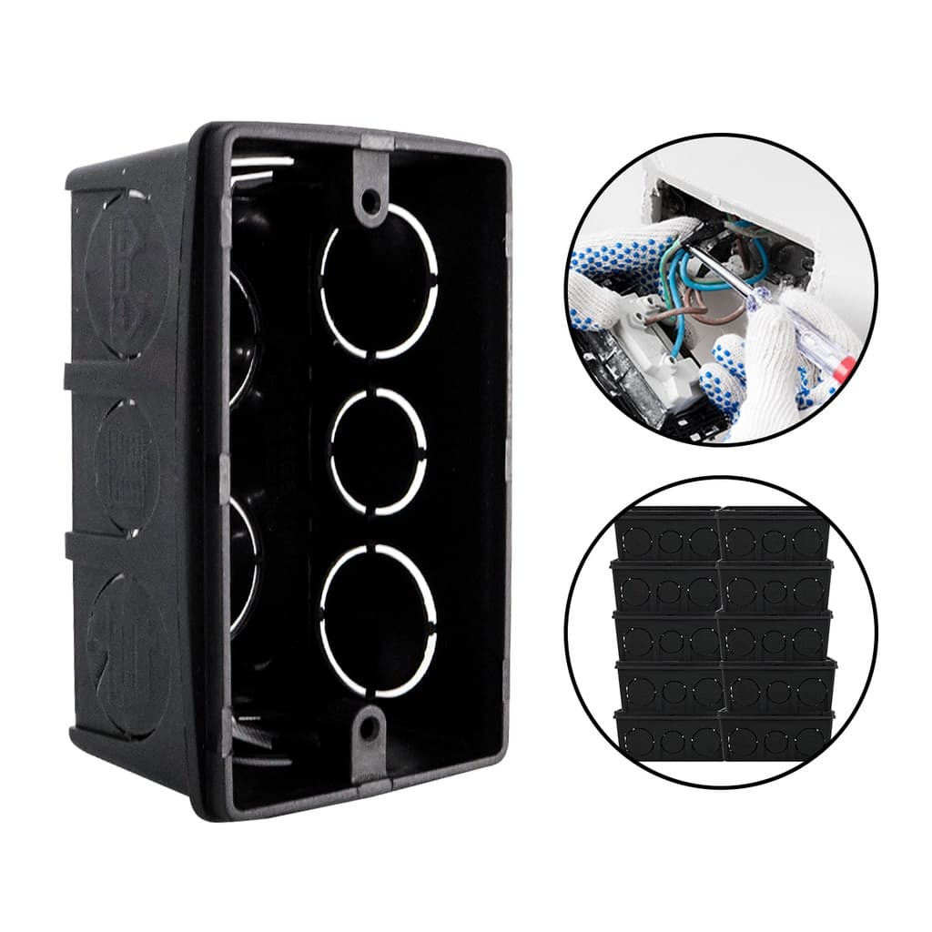 Kit Com 30 Caixa De Luz De Parede Reforçada 4x2