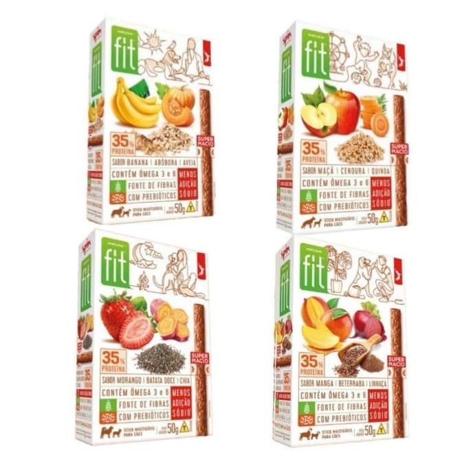 Kit 4 sabores SPIN FIT Onebyone 4 caixas 50 gr cada