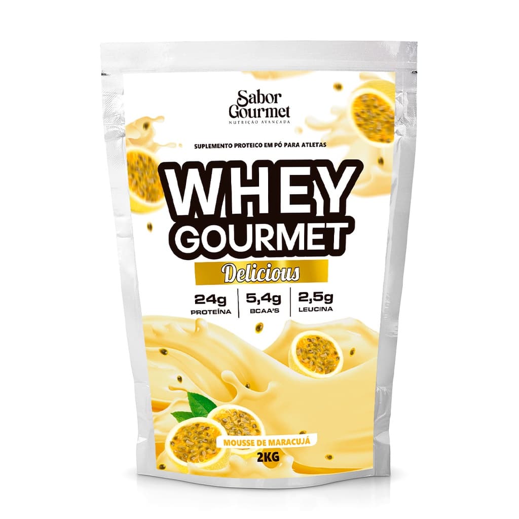 Whey Gourmet Delicious 2 Kilos Mousse de Maracujá