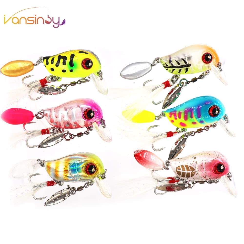 5g/8g Crankbaits De Isca De Pesca Para A Do Robalo Iscas De Mergulho Rasa Natação De Água Doce E Salgada