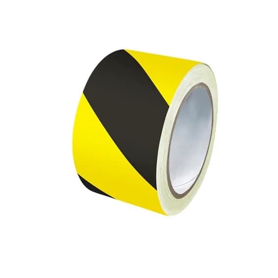 Fita Zebrada 200 Metros Preto e Amarelo Sinalização - EPI 360