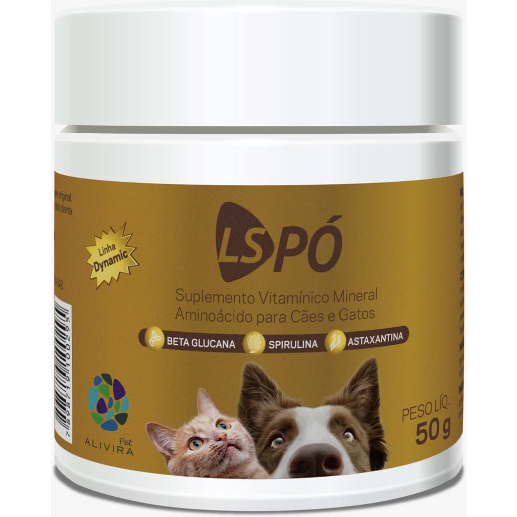 Suplemento para Cães e Gatos LS Pó Alivira Pet 50g