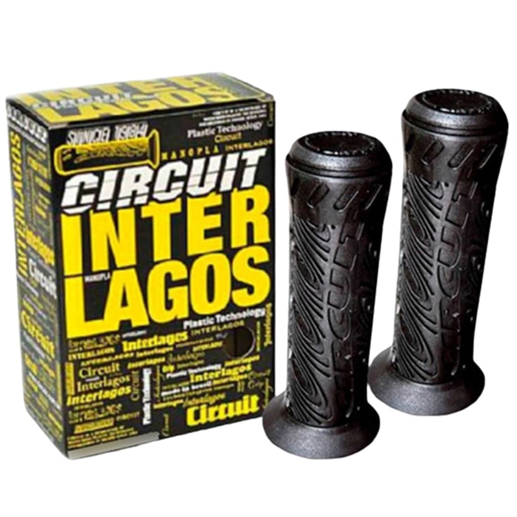 Manopla Circuit Interlagos Plus Moto Motocross Preta
