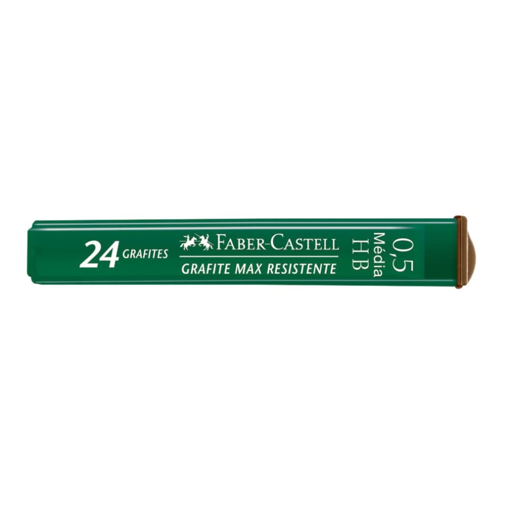 Grafite Polymer HB 0.5mm Faber Castell - Estojo com 24 minas