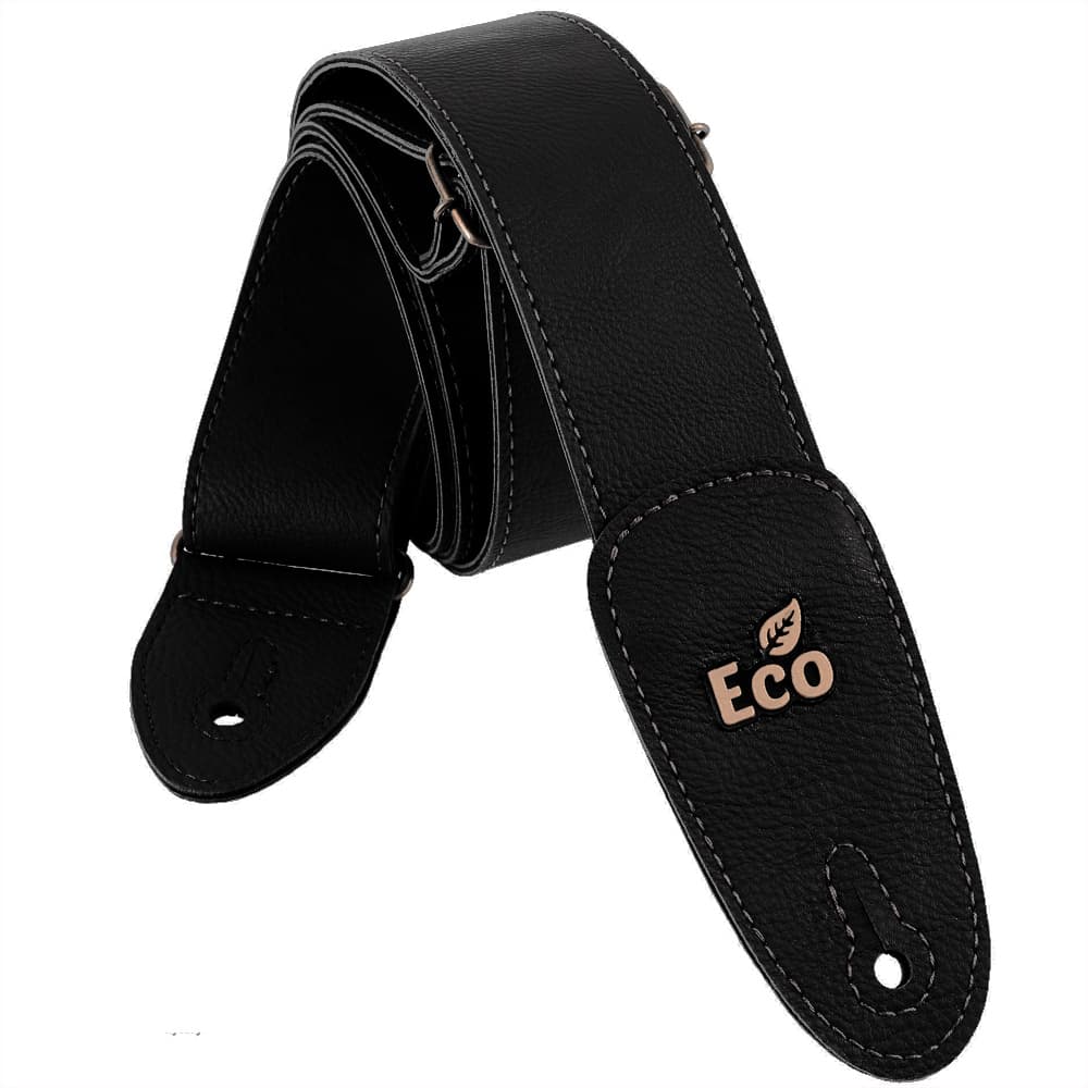 Correia Ecostrap By Basso Vegano Reciclavel Preto Para Violao