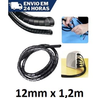 Organizador de Fios Cabos Japonês 1,2 Metro x 12 mm Pronta Entrega Promoção