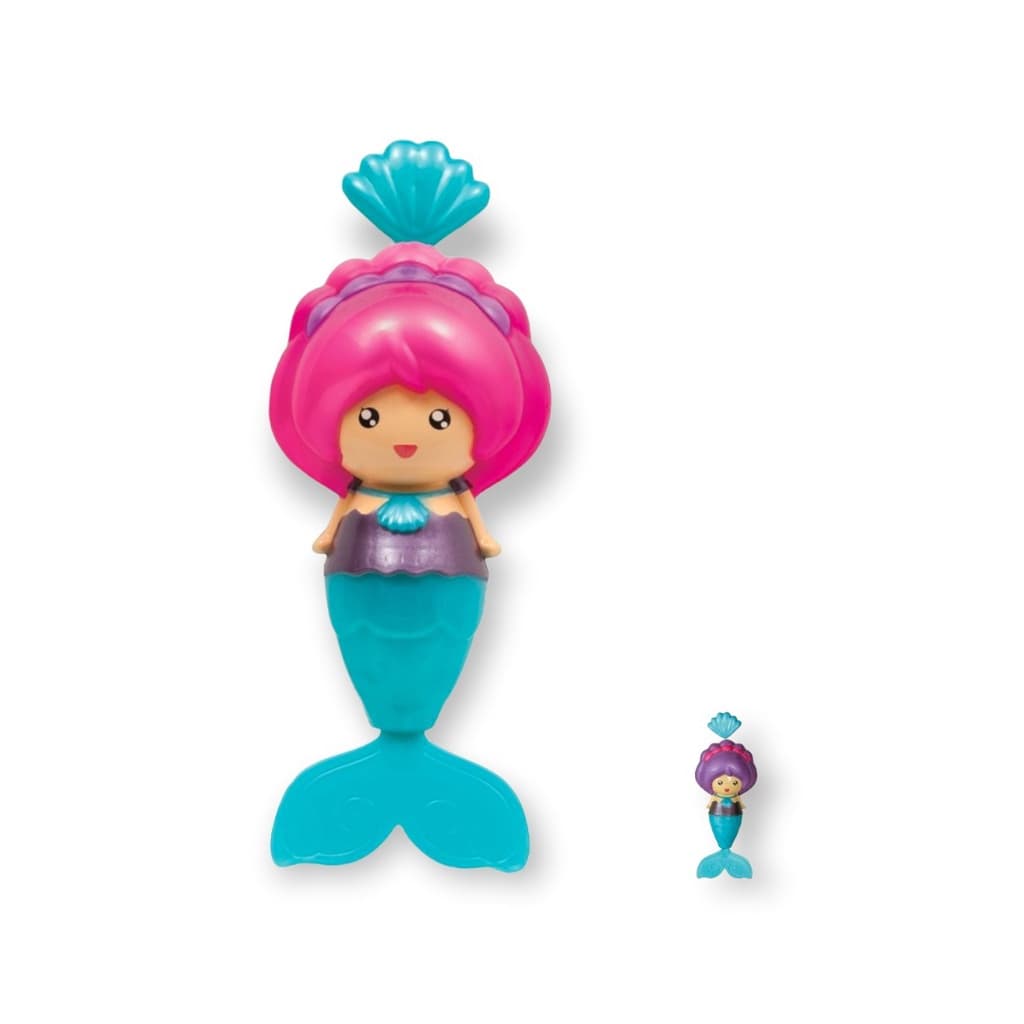 BRINQUEDO DE BANHO DIVERSÃO INFANTIL BEBE QUE NADA AO DAR CORDA BANHEIRA PISCINA BUBA SEREIA TREME-TREME
