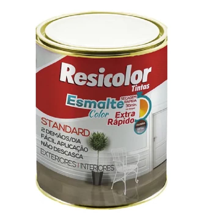 Esmalte Color Marrom Tabaco Resicolor 900ml