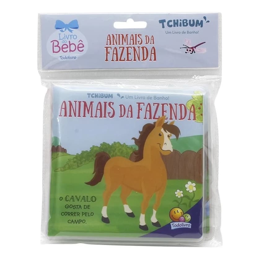 Livro Tchibum Um Livro De Banho - Animais Da Fazenda