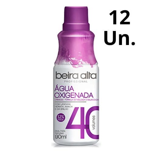 Kit C/12 Águas Oxigenada 90ml Volume 40 - Beira Alta