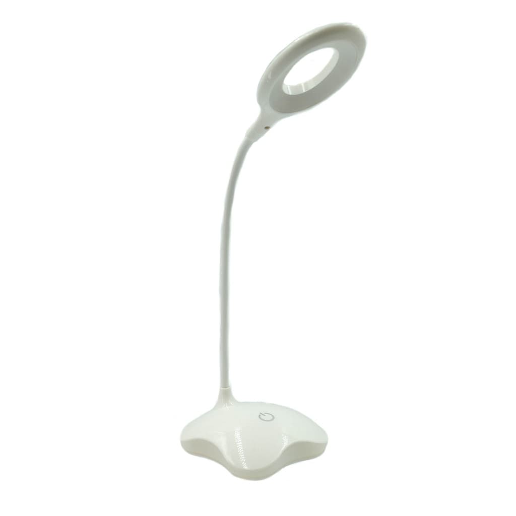 Luminária de Mesa Flexível Led Branco 3 Modos Intensidade