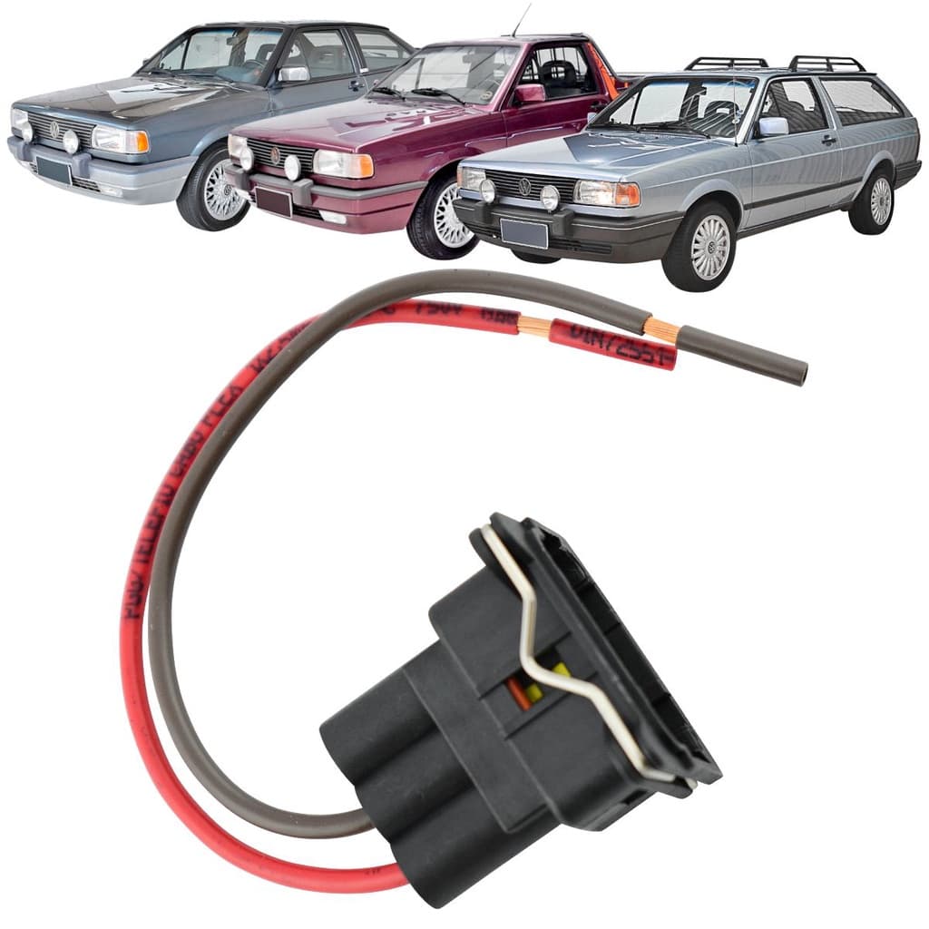 Plug Chicote Conector Cebolão Radiador Vw Gol Saveiro Parati