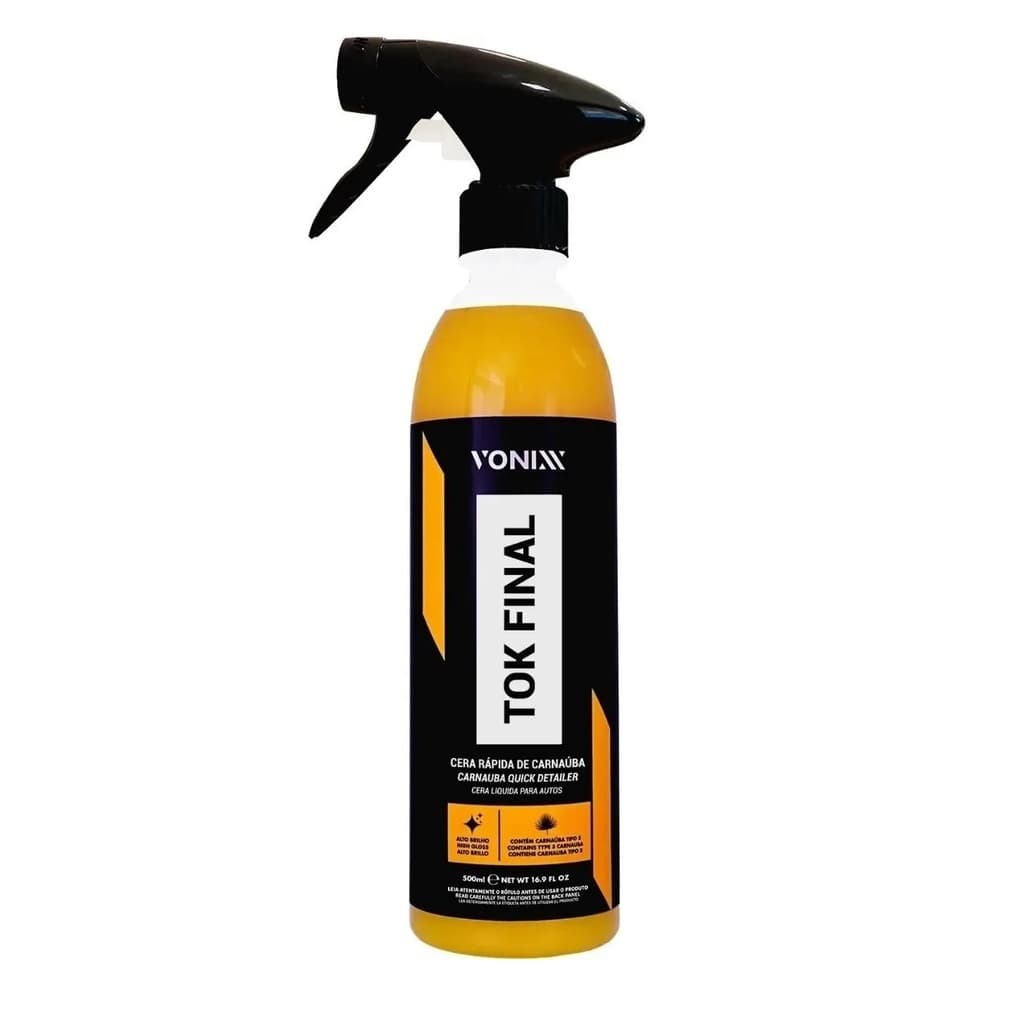 Cera De Carnauba Automotiva Líquida Tok Final 500ml Vonixx