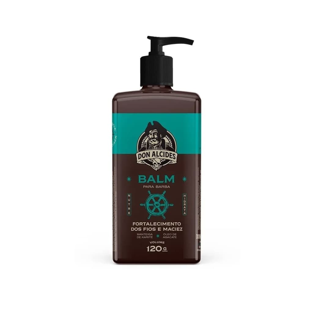 Balm Hidratante Para Barba 120ml Cálico Jack Don Alcides