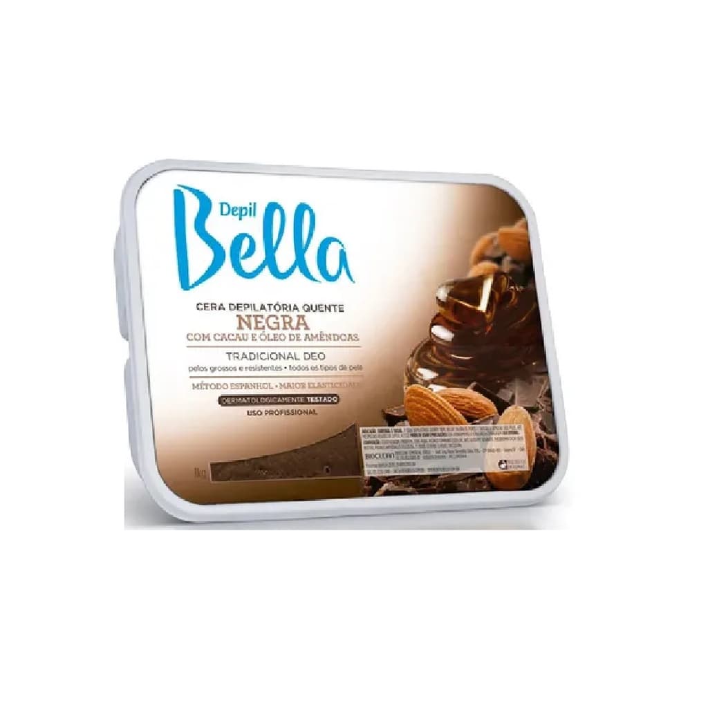 Depil Bella Cera Depilatória Negra 1kg