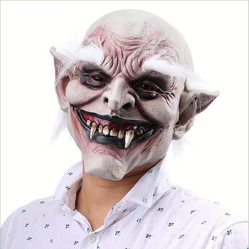 Máscara De Látex Para Halloween Festa De Bar Realista Decoração