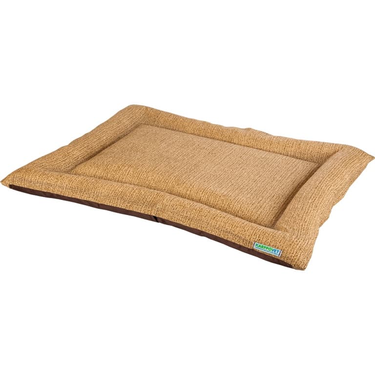 Colchonete cama para cachorro e gato, com capa lavável, zíper lateral para retirada do enchimento e fundo impermeável.