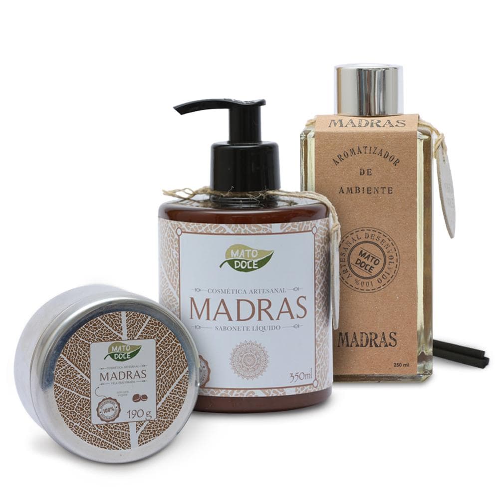 Kit Vela Sabonete Difusor de Ambiente Fragrância Presente