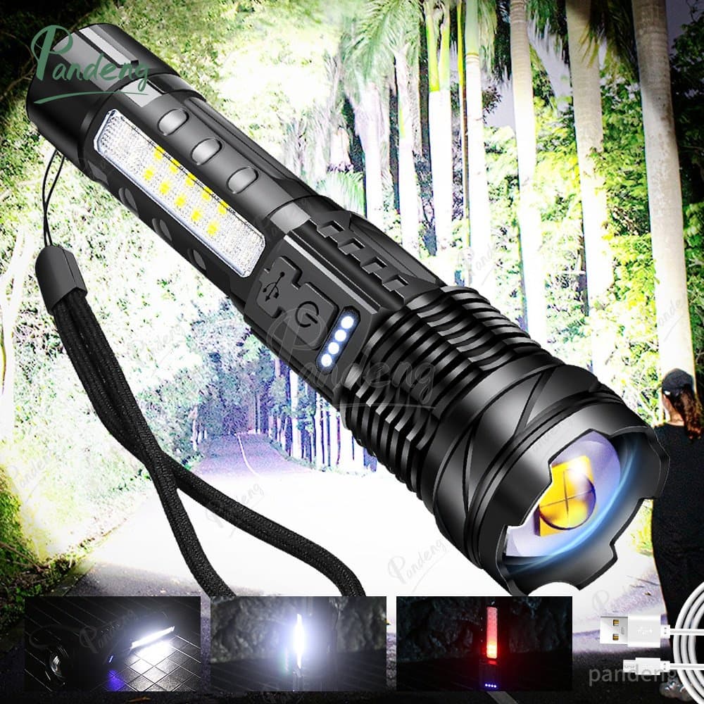 Lanterna laser De Titânio/Recarregável super Potente 50000000 Holofotes