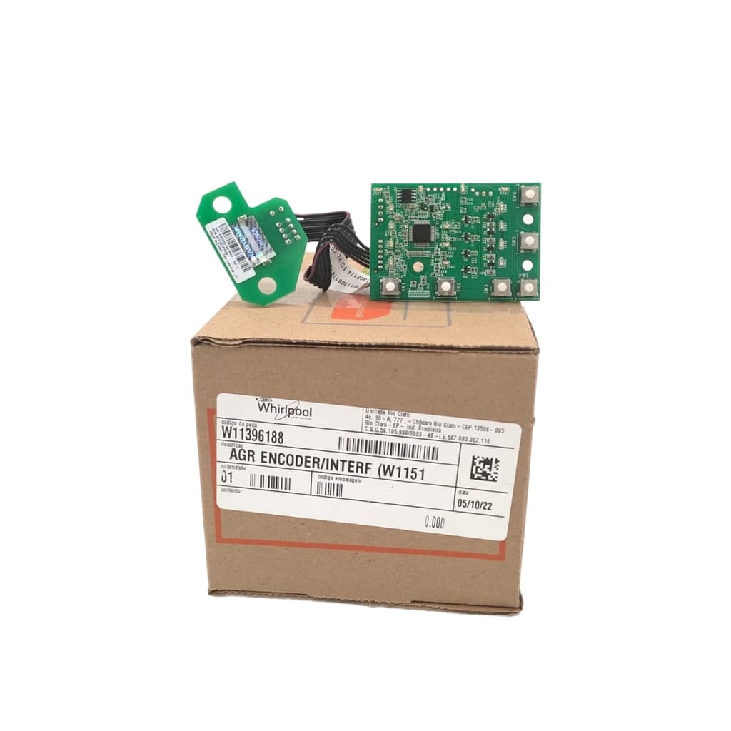 Placa Interface Encoder Lavadora Brastemp Bwk12 Bwk14 Bivolt  W11396188 Original