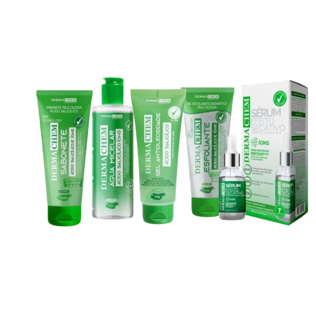 Kit Tratamento Antioleosidade para Peles Oleosas Dermachem