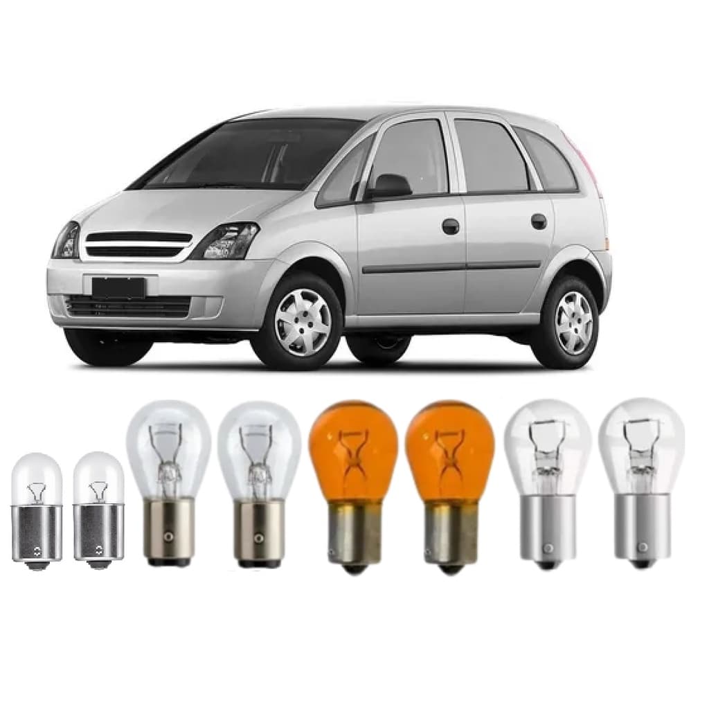 Lampadas Traseira Seta Ré Freio CHEVROLET MERIVA 2003 A 2012