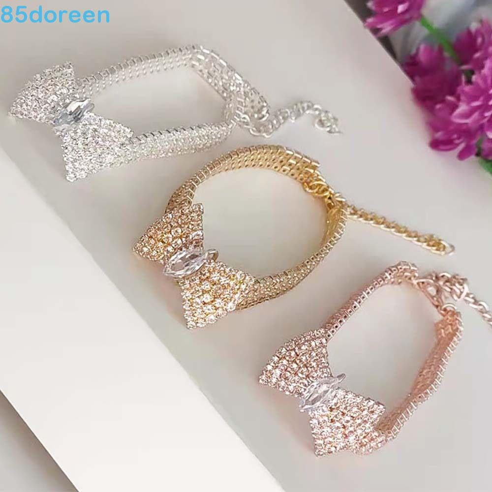 DOREEN1 Pet Collar Fashion Bow Gargantilha De Cachorro Para Gato E Acessórios Suprimentos