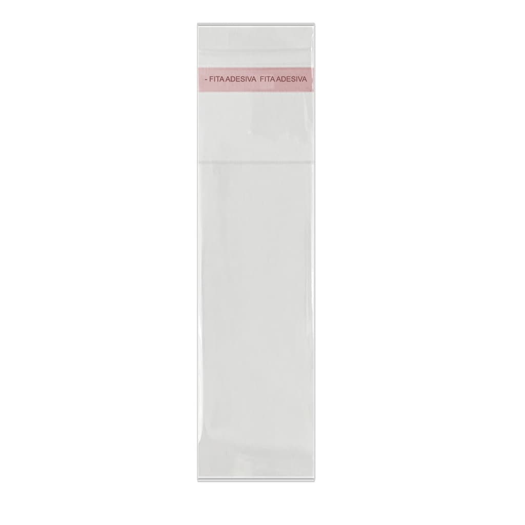 Saquinho Saco Adesivado Transparente 7x25 Pct 100