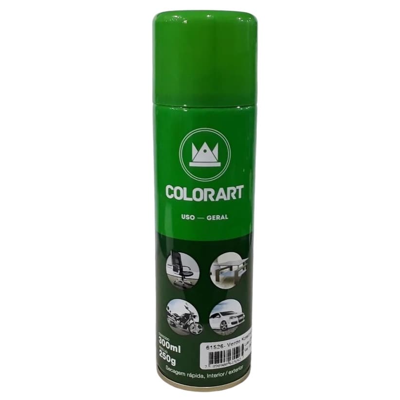 Tinta Colorart Spray Uso Geral Verde Kawasaki 300ml