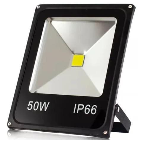 Refletor Led Holofote 50w Branco Frio Resistente A Agua Ip66 - Sover