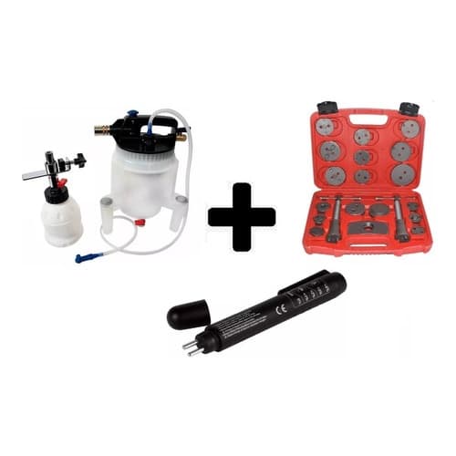 Kit Freio Automotivo Oficina Sangrador Embolo Fluido