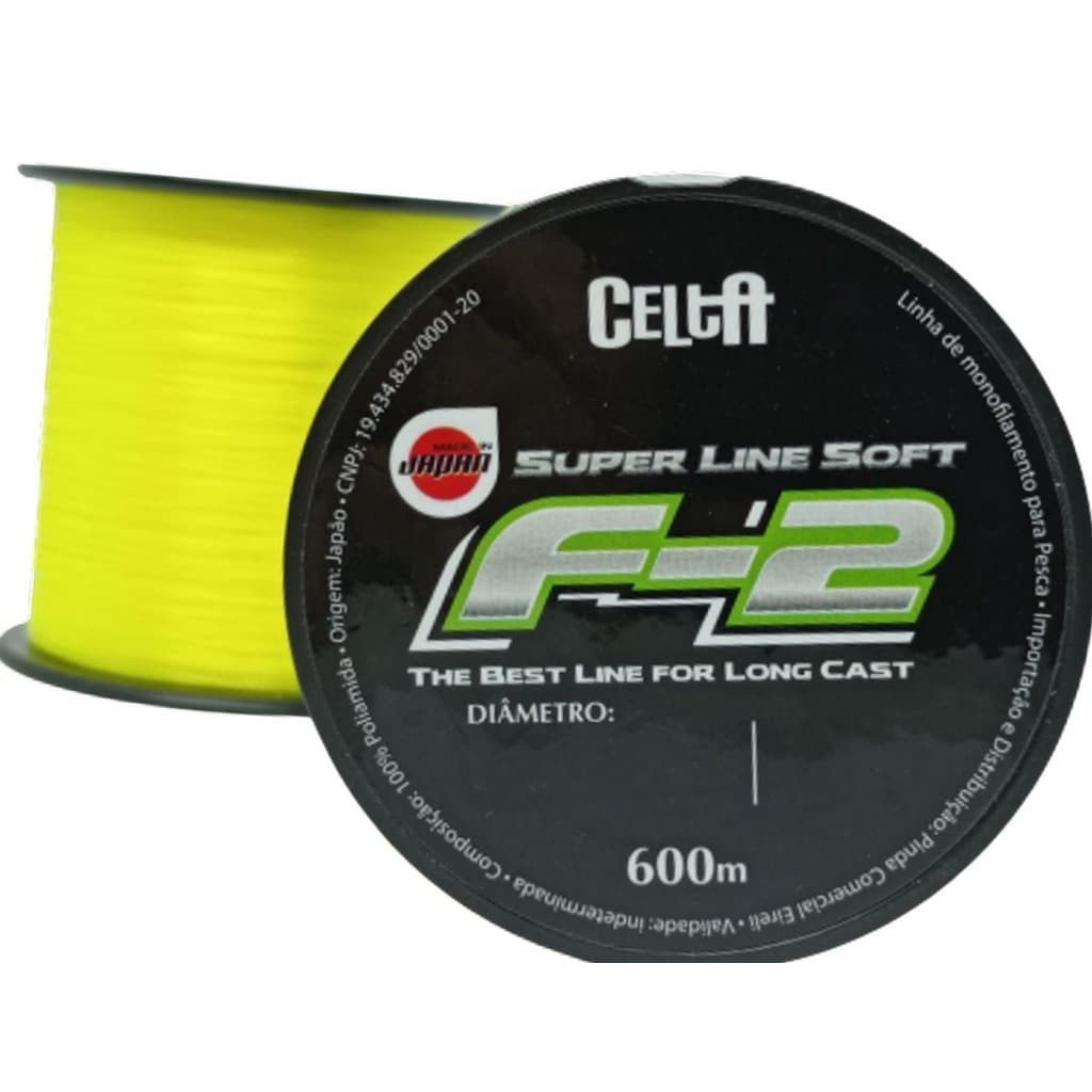 LINHA CELTA F-2 SUPER SOFT YELLOW 12LB 600M