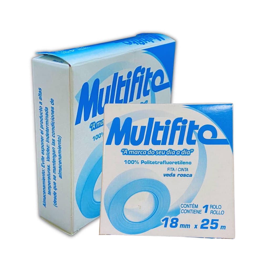 KIT 5 FITA VEDA ROSCA MULTIFITA  18MMX25M