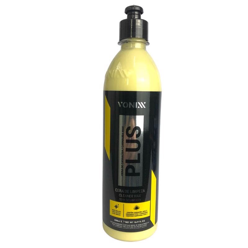Cera Carnauba Plus Vonixx 500ml Cera Liquida Automotiva