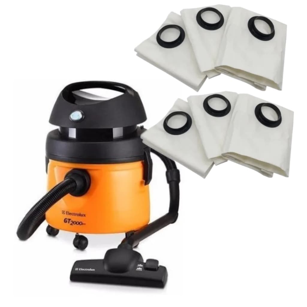 6 Unidades Saco Para Aspirador De Pó Eletrolux GT2000 Pro Antigo