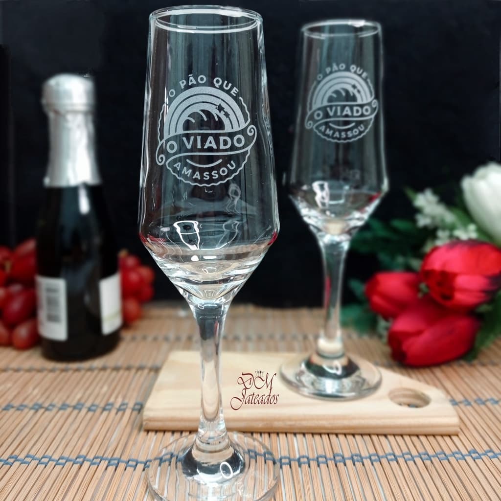 Taça Buffet champanhe personalizada - Unidade