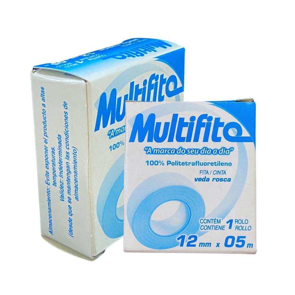 KIT 120 FITA VEDA ROSCA MULTIFITA 12MMX5M