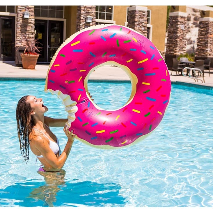 Boia Inflável Biscoito Donuts Grande Gigante Piscina