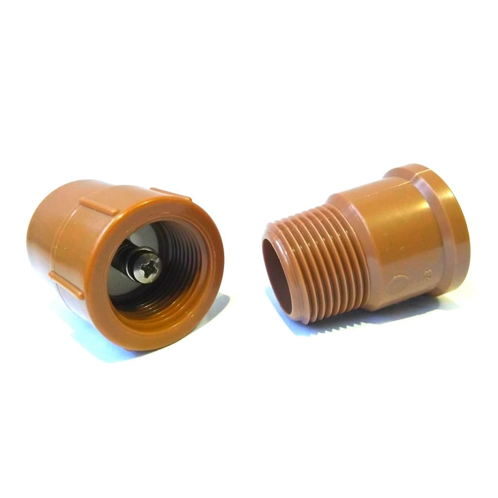 Valvula de Retenção 3/4" DN25mm Kit Rosca Cola Bloqueador