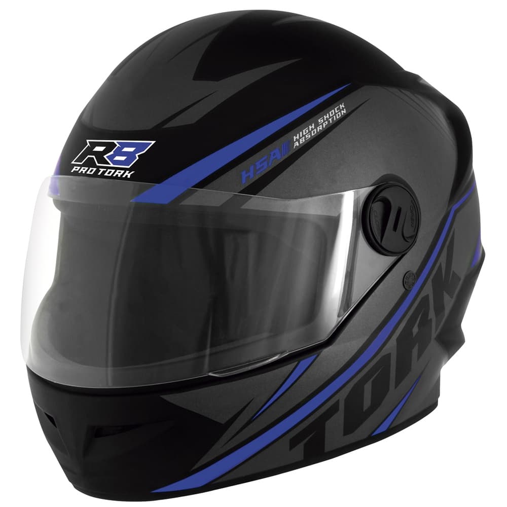 Capacete R8 58 Preto/Azul Pro Tork