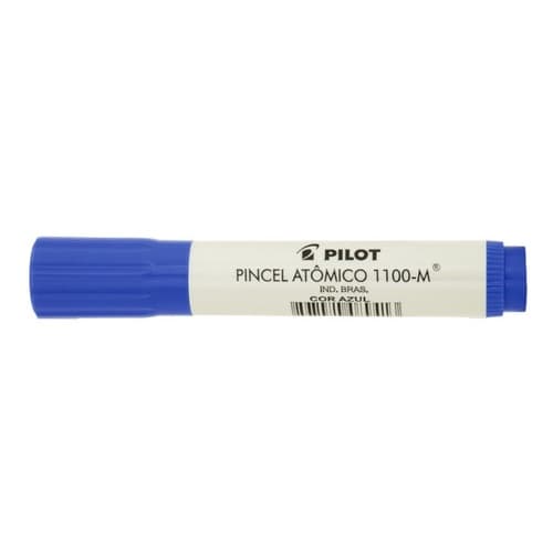 Pincel Marcador Permanente Atômico 1100-m Azul Caixa C/12un
