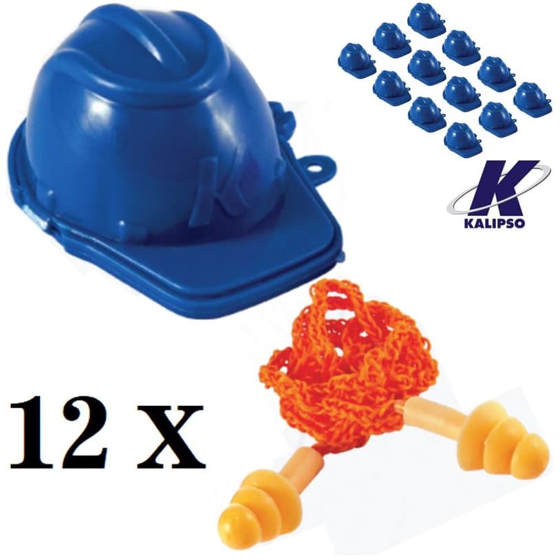 Kit 12 Protetor Auricular Plug Silicone K10 Kalipso - CA14470