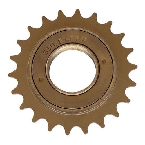 Catraca Roda Livre Bike 22 Dentes Esferada Dourada